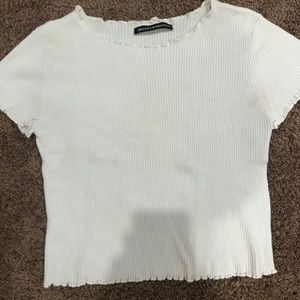brandy melville white top